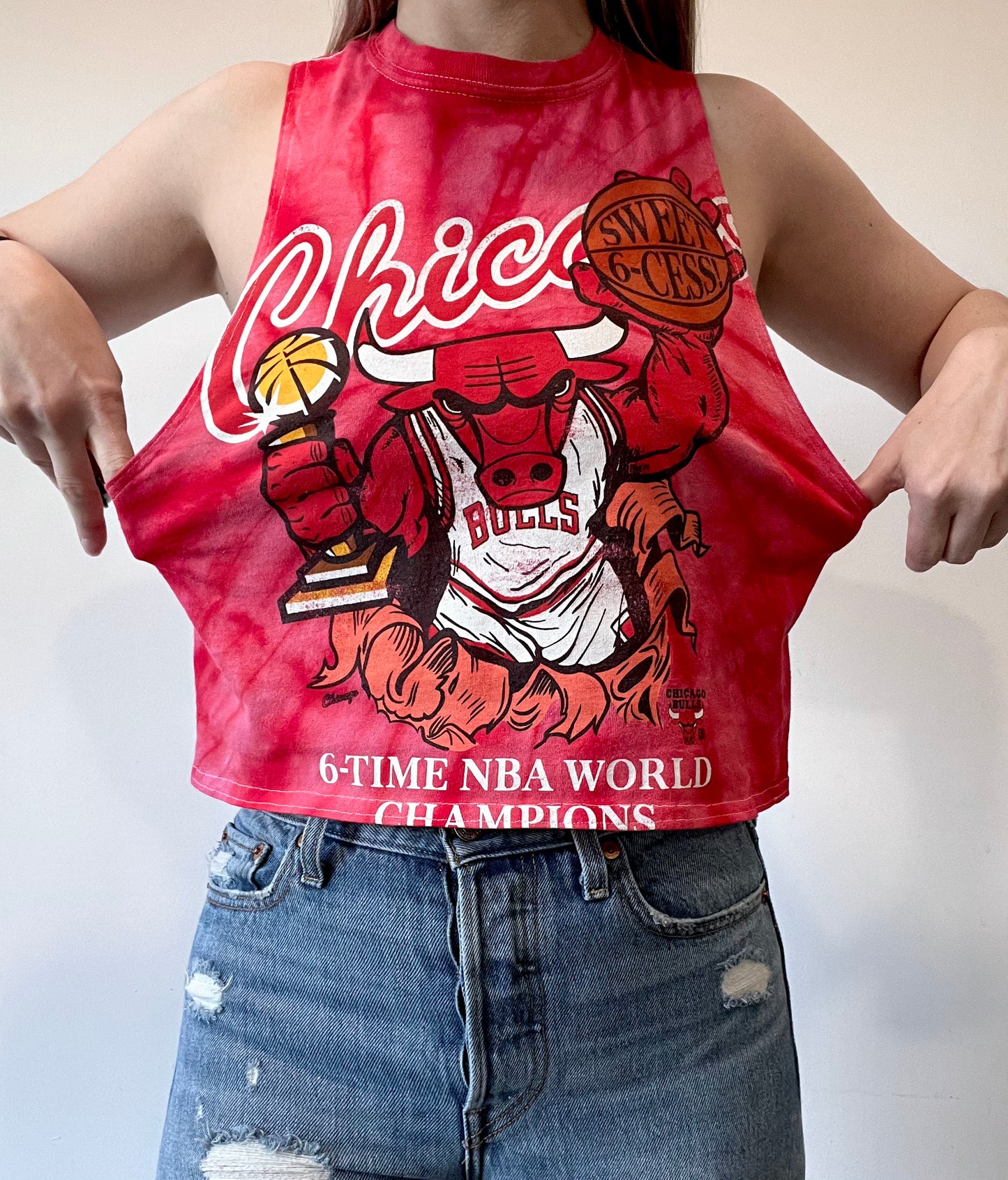 Chicago Bulls Tie Dye Tank Top