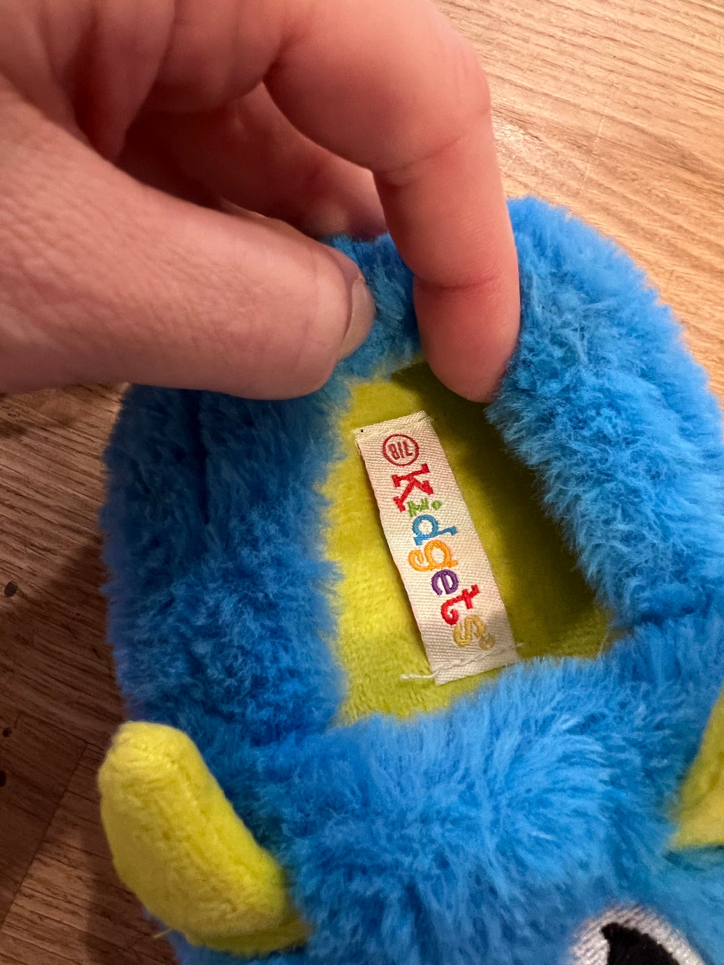 Fuzzy Blue Monster Slippers (YOUTH)