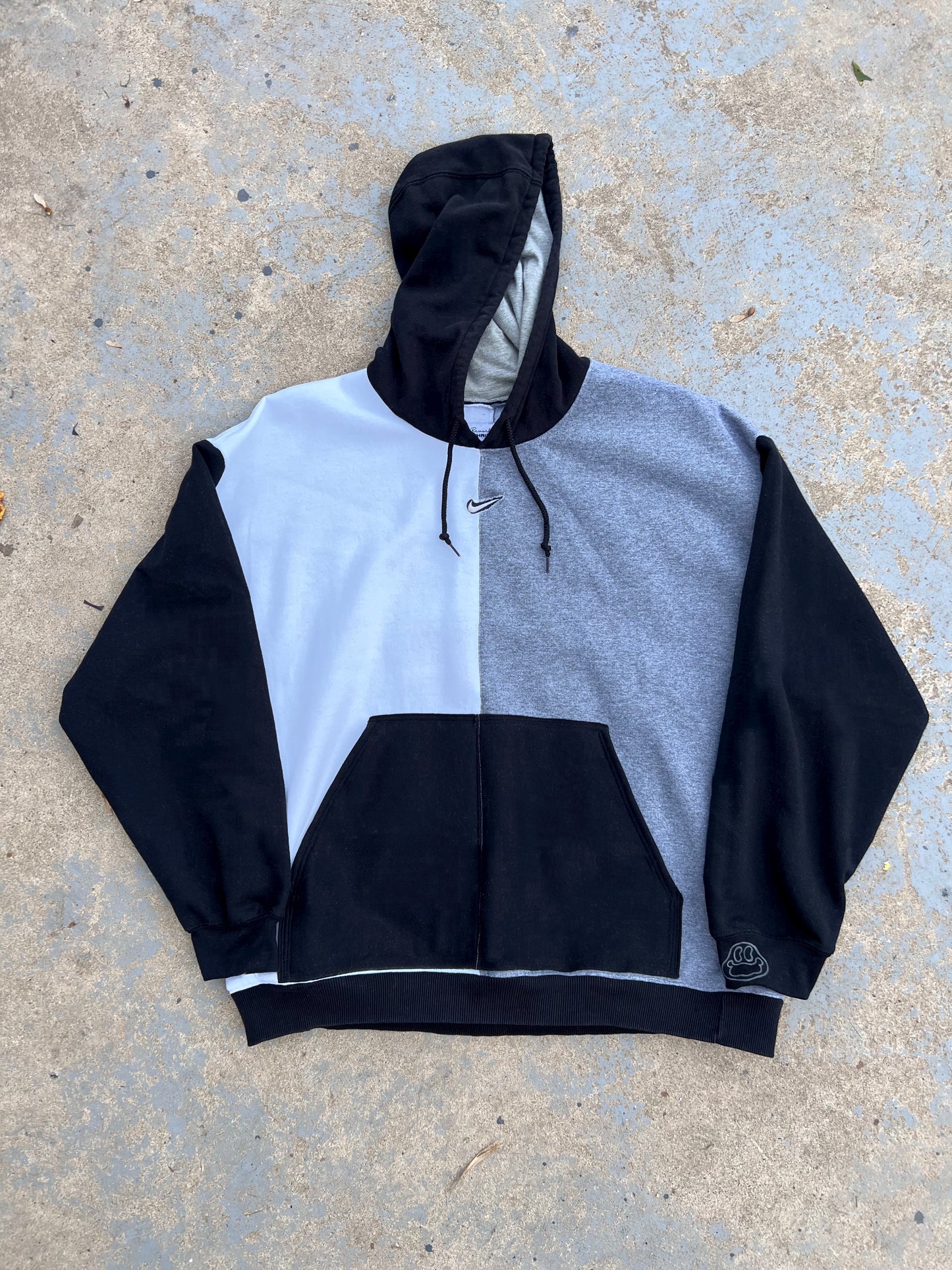 Reworked 3 Tone Nike Hoodie