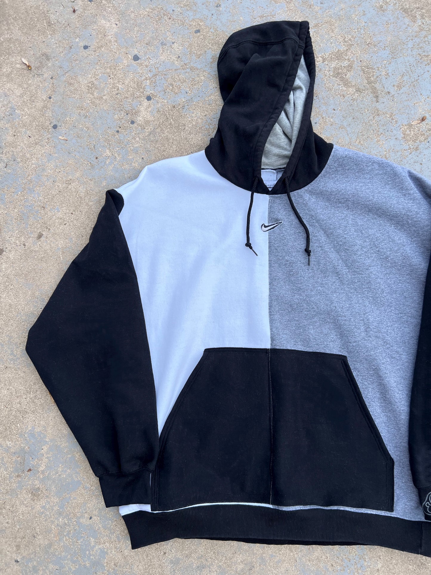 Reworked 3 Tone Nike Hoodie