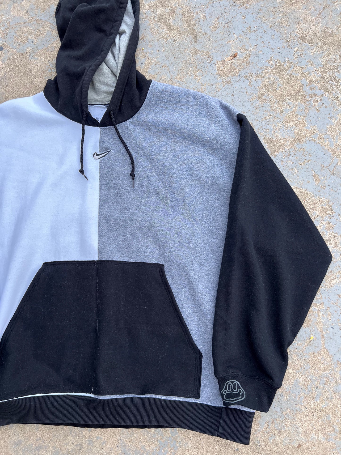 Reworked 3 Tone Nike Hoodie