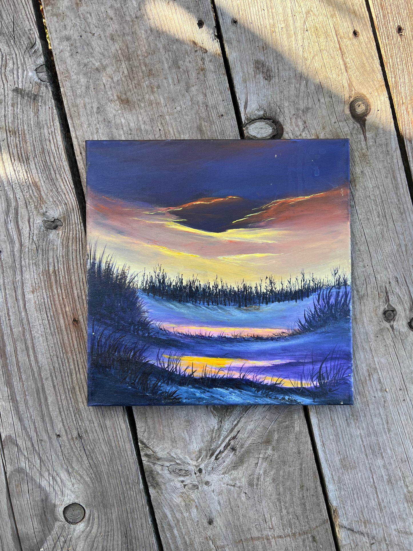 1:1 Hand Painted Nature Scene