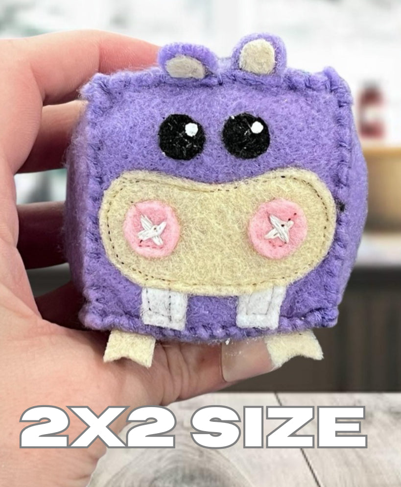 Purple Hippo Pin Cushion (PRE-ORDER)