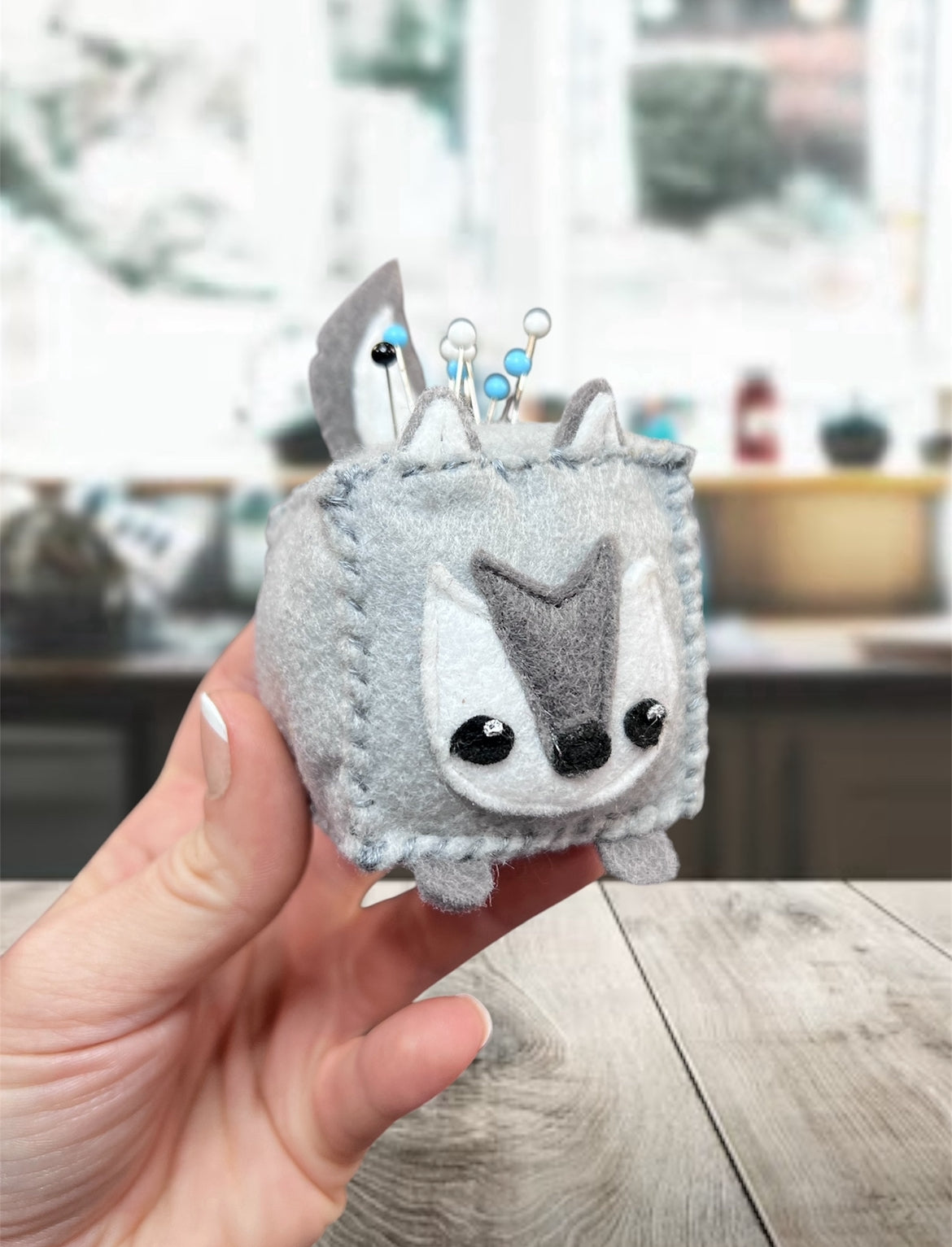 Silver Fox Pin Cushion