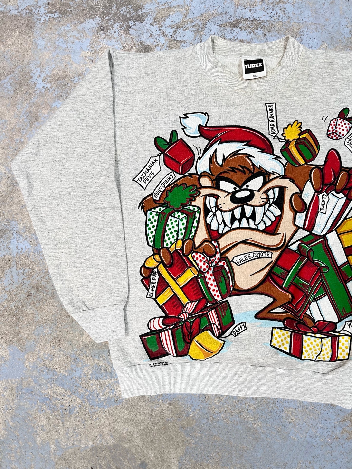 Vintage 1994 Holiday Taz Crewneck