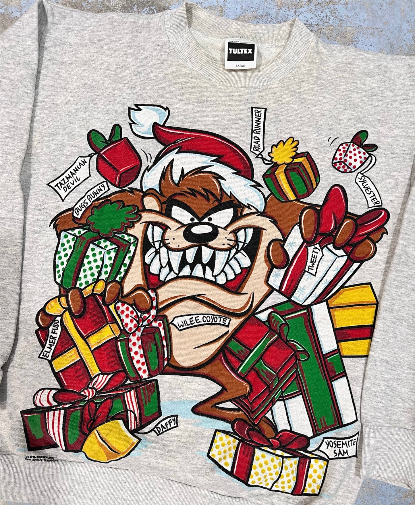 Vintage 1994 Holiday Taz Crewneck