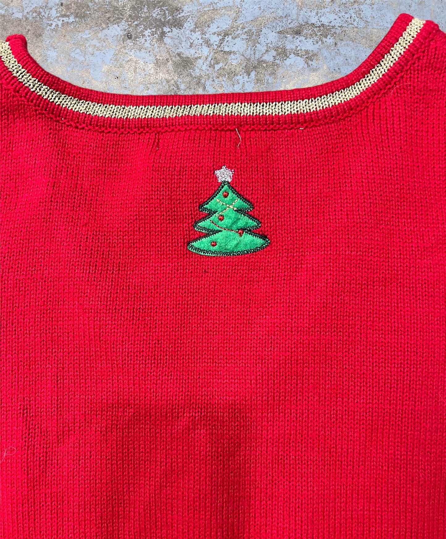 Vintage Embroidered Snowman & Friends Holiday Themed Vest