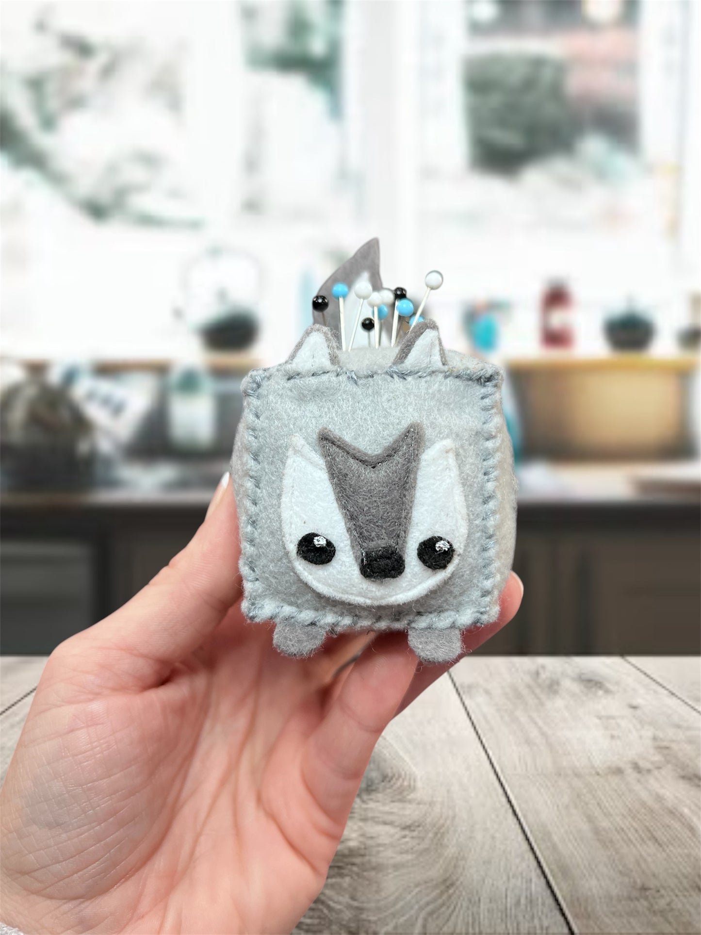 Silver Fox Pin Cushion