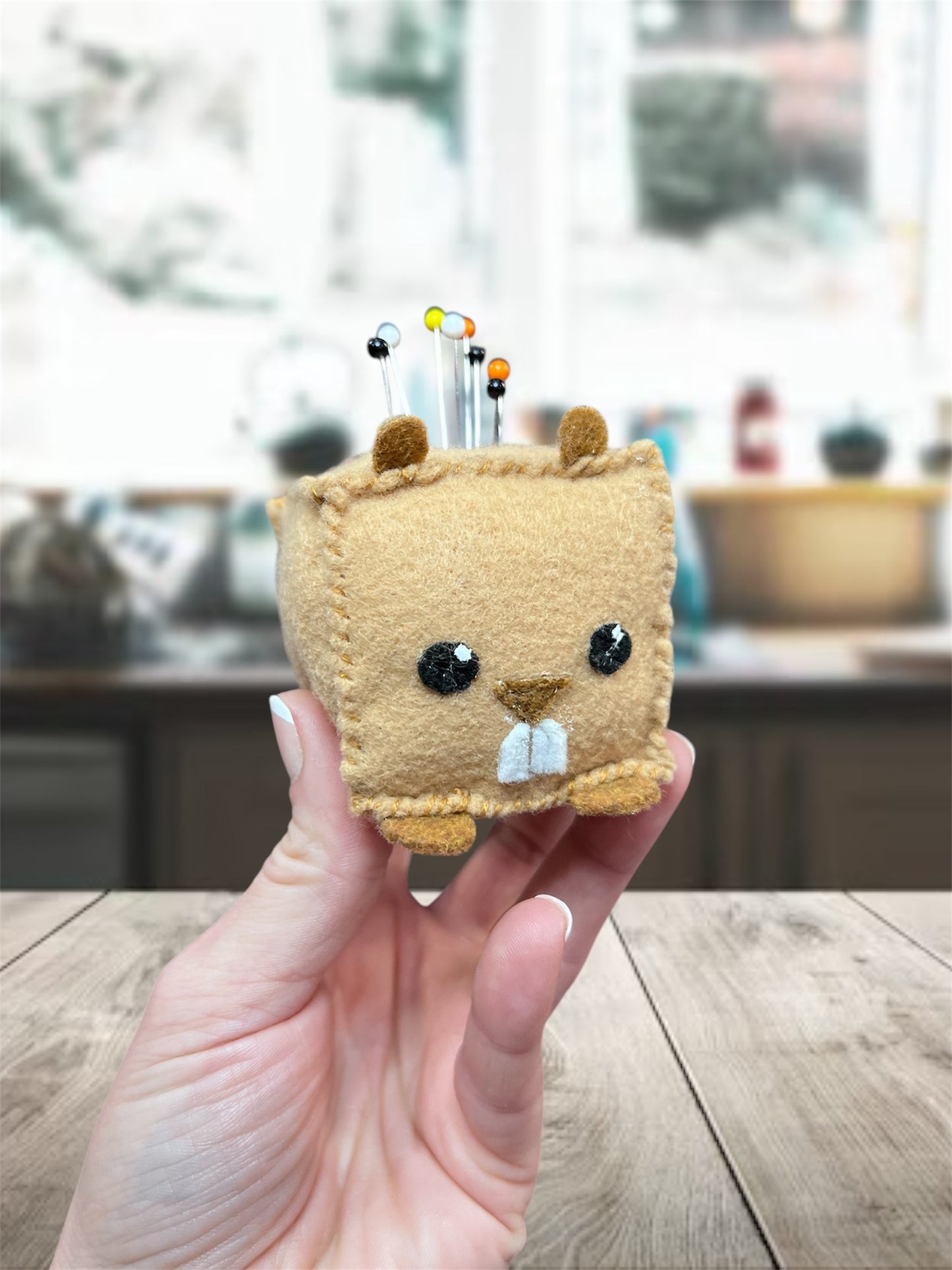 Beaver Pin Cushion