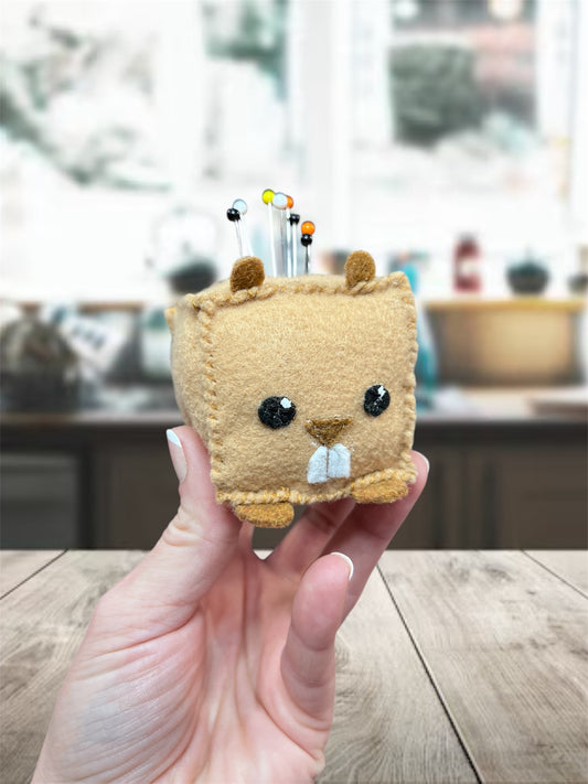 Beaver Pin Cushion