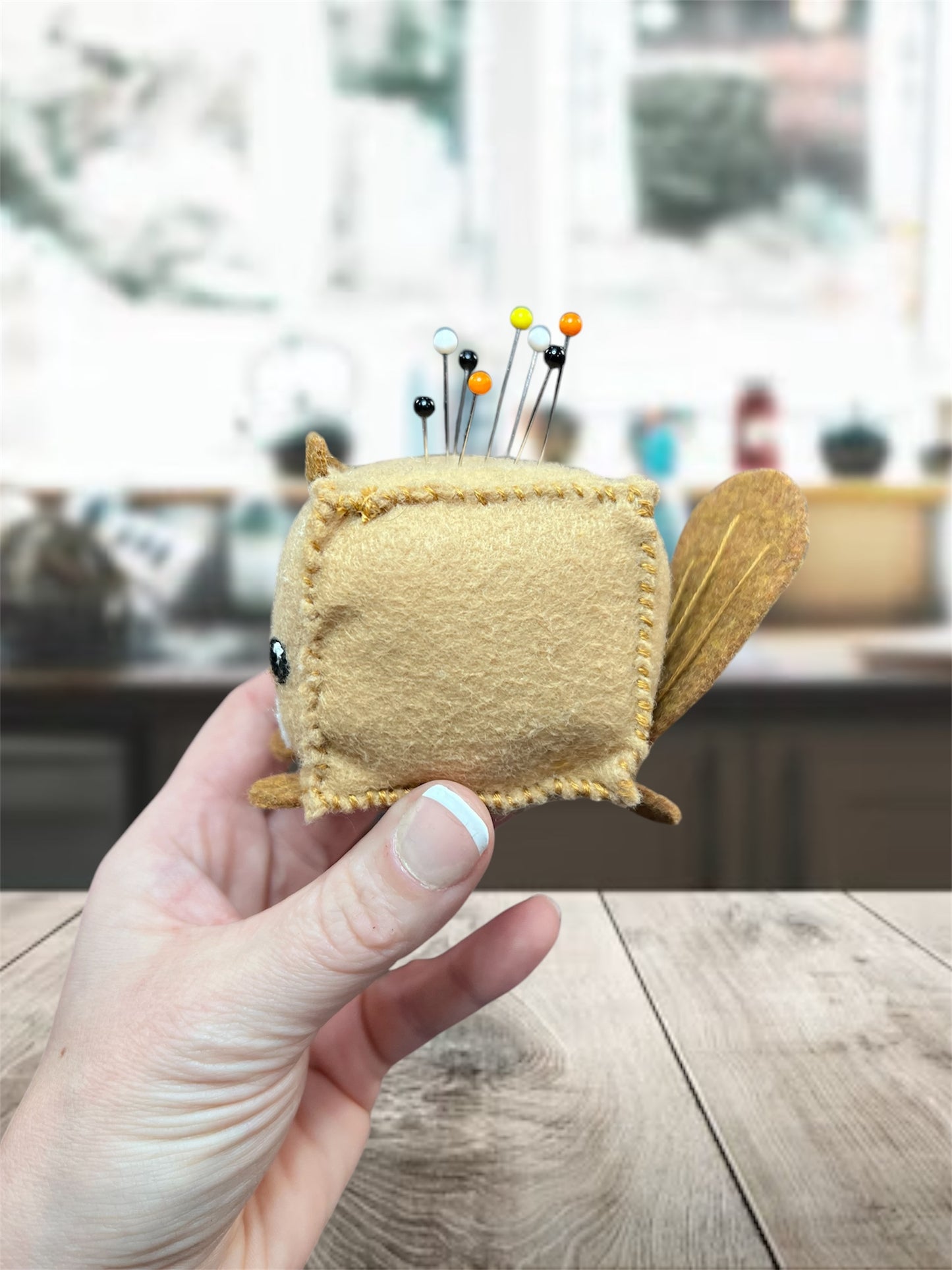 Beaver Pin Cushion