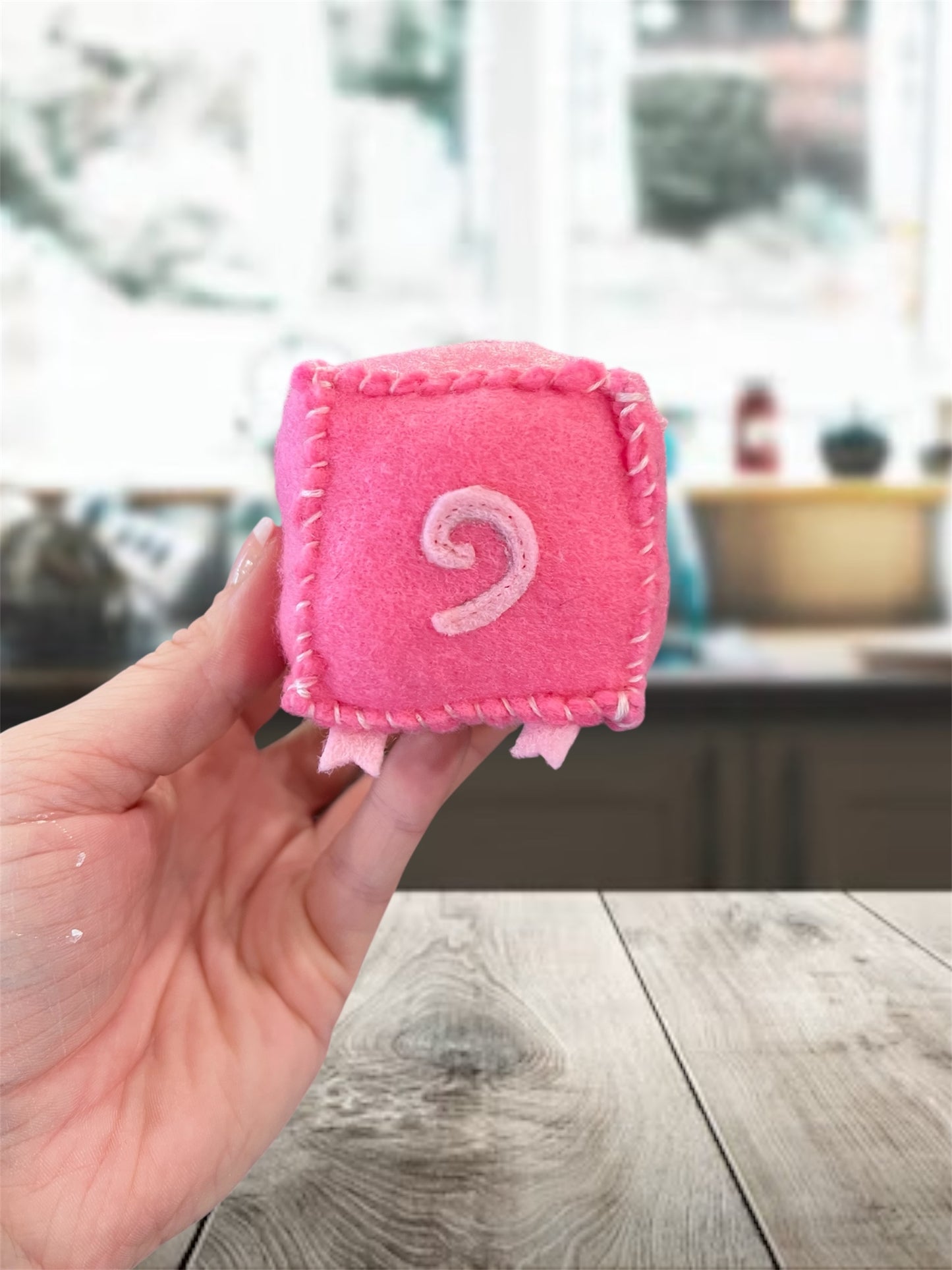Pink Piggy Felt Pin Cushion