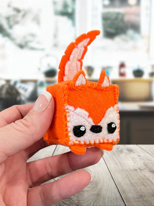 MINI Orange Fox Pin Cushion