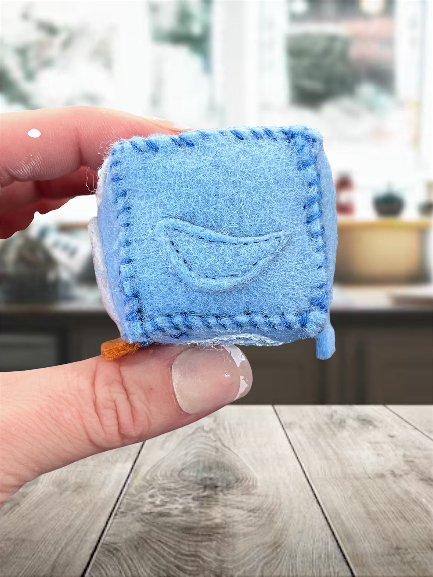 MINI Blue Bird Felt Pin Cushion
