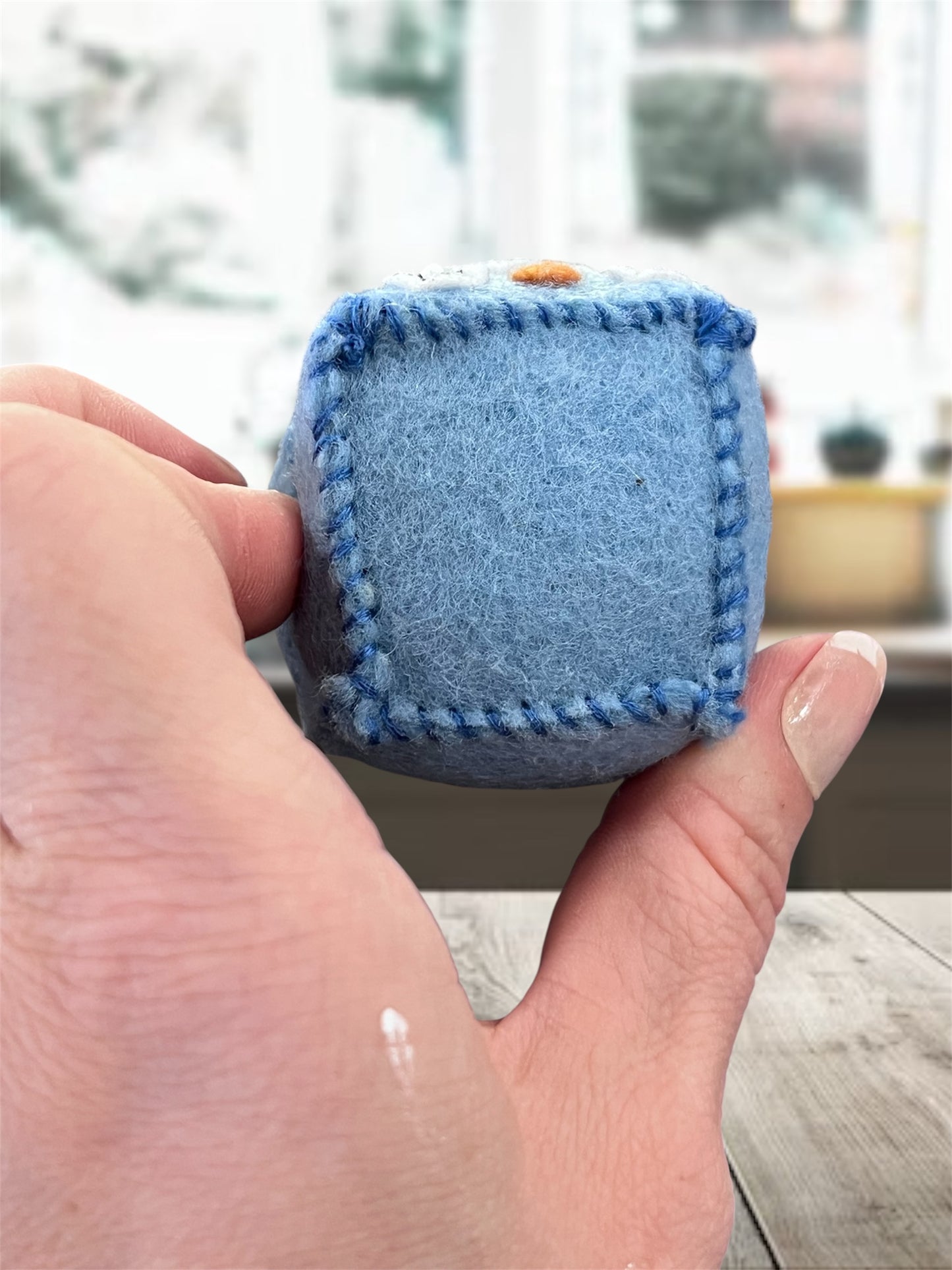 MINI Blue Bird Felt Pin Cushion