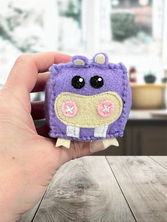 Purple Hippo Pin Cushion (PRE-ORDER)