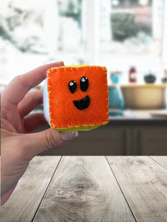 Candy Corn Felt Pin Cushion