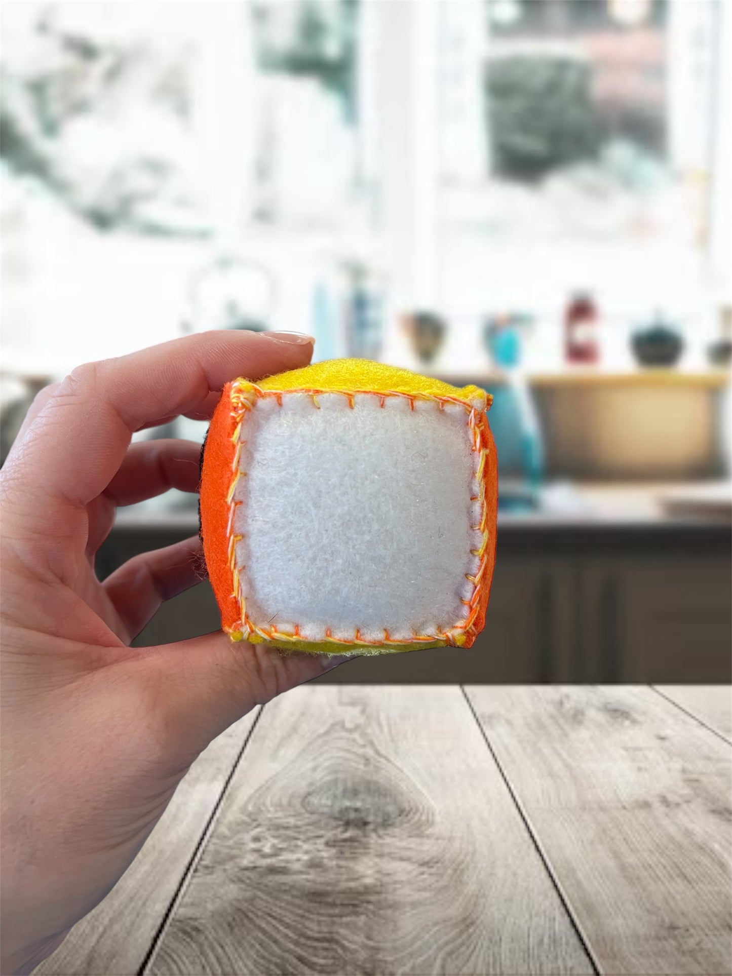 Candy Corn Felt Pin Cushion