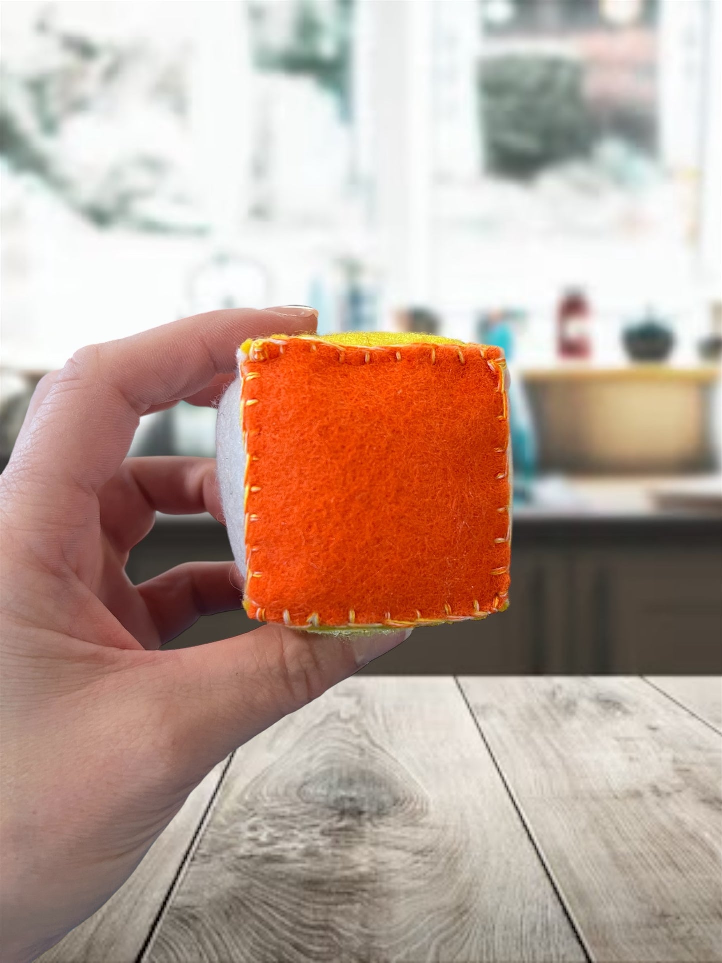 Candy Corn Felt Pin Cushion