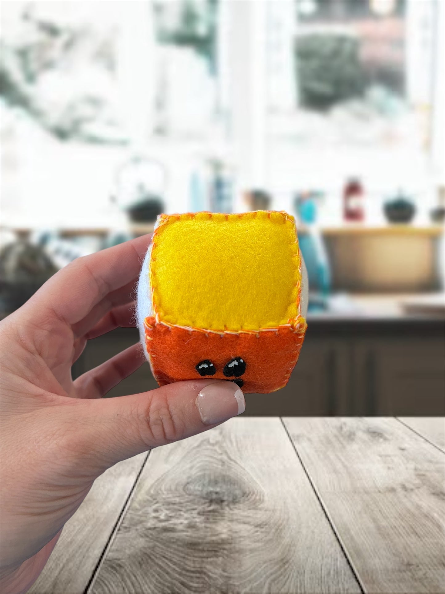 Candy Corn Felt Pin Cushion