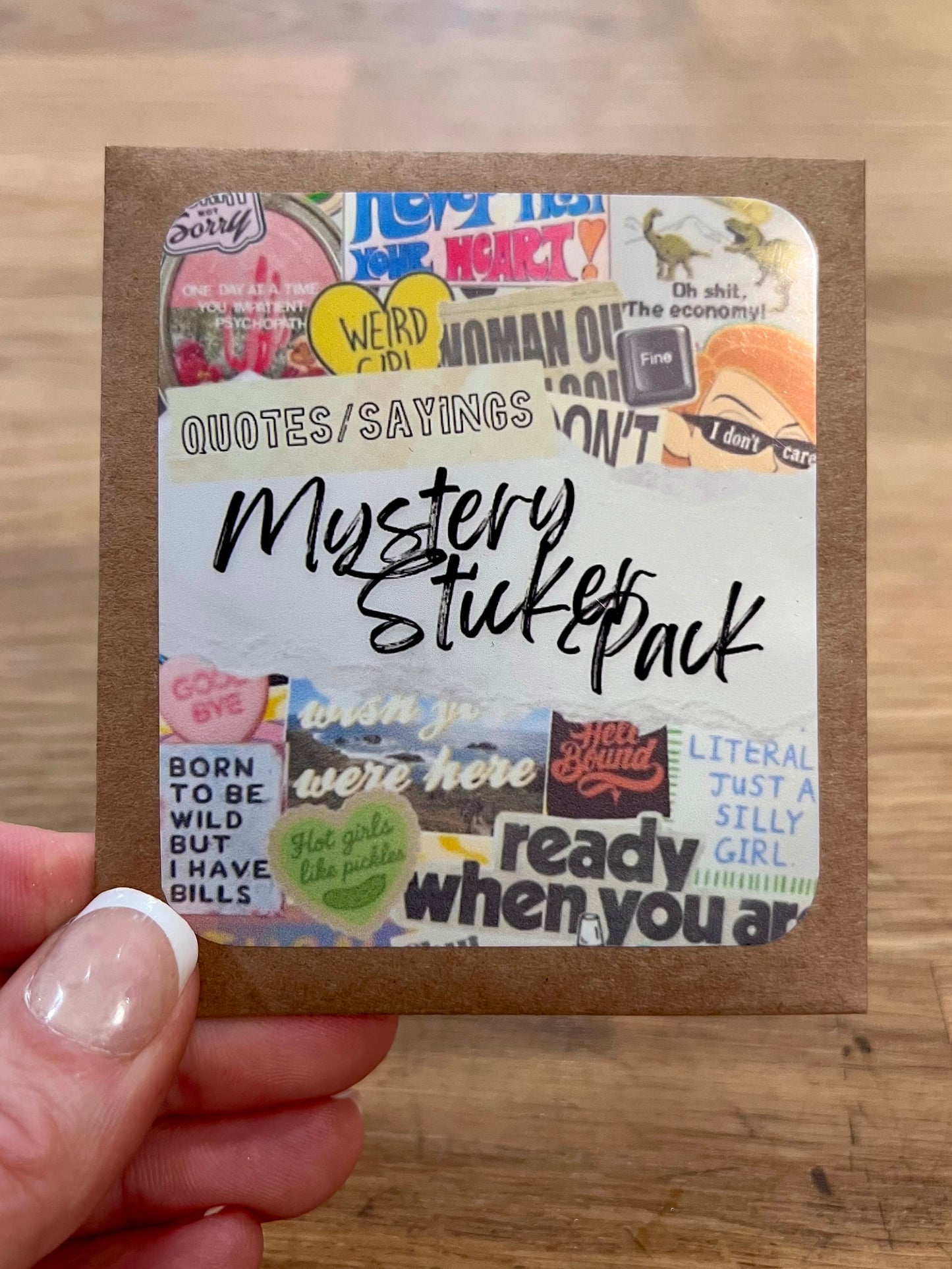Mystery Sticker Packs